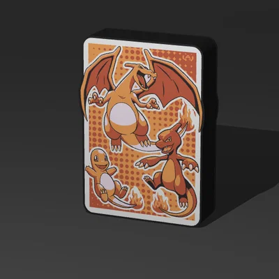LED Panel Tiến Hoá Charmander – Pokémon Lửa Retro Rực Sáng