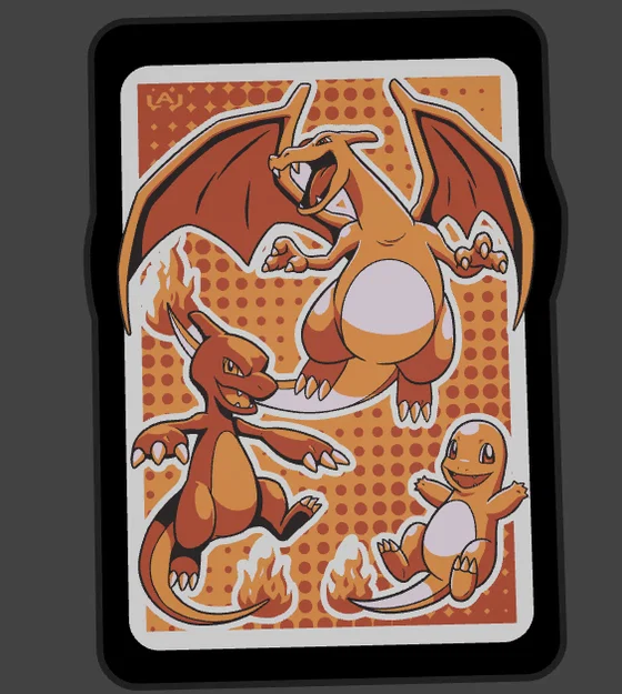 LED Panel Tiến Hoá Charmander – Pokémon Lửa Retro Rực Sáng - Image 5