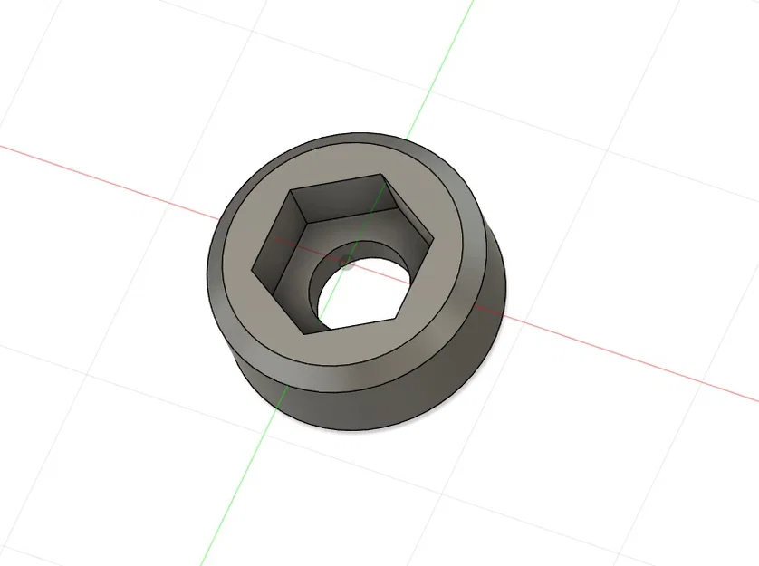 Mô hình đai ốc M5 (M5 nuts ex) chuẩn cho in 3D - Image 1