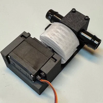 Van nước servo cho tưới tiêu & điều khiển lưu lượng (Antelco + MG995/MG996)