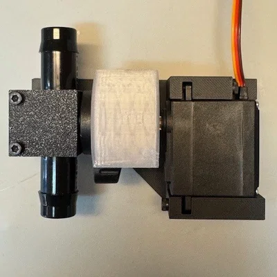 Van nước servo cho tưới tiêu & điều khiển lưu lượng (Antelco + MG995/MG996)