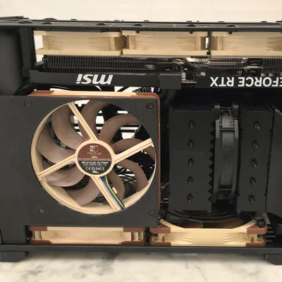 Ống dẫn gió hút sau cho Ncase M2 & NH-D12L