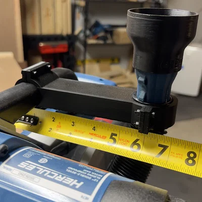 Tay đỡ gắn hút bụi Shop Nation cho máy cưa góc (miter saw) – support arm