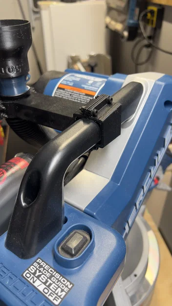Bộ giá đỡ ống hút bụi máy cưa (Miter Saw) - Tự in 3D cực tiện - Image 2