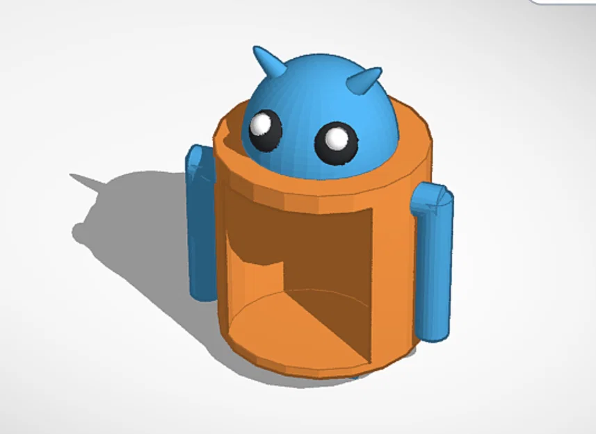 Mô hình robot nhỏ Pipapopot - Sản phẩm in 3D trang trí cực dễ thương - Image 1