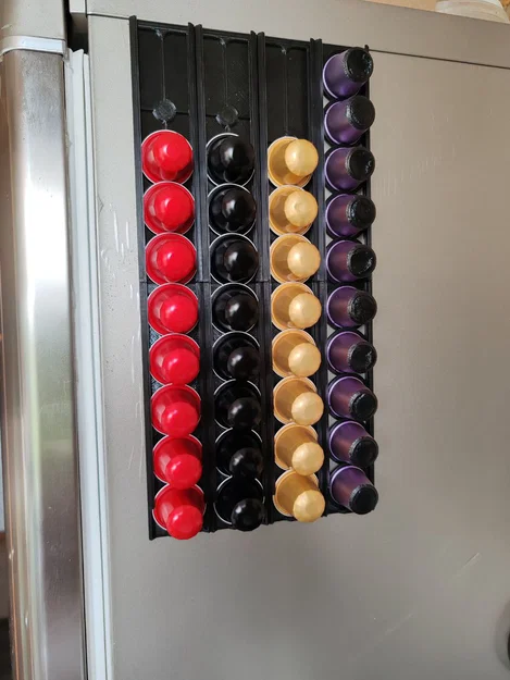 Khay treo tường đựng capsule Nespresso – bản gắn nam châm - Image 1
