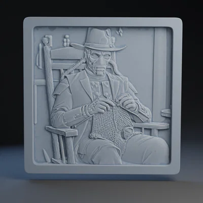 Off Duty in the Outer Rim: Cad Bane đan len cho Critter Care Collective