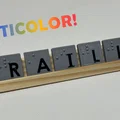 Chữ Braille Viết Hoa A–Z In Nhiều Màu/AMS (Chỉ Chữ In Hoa) - Thumbnail 1