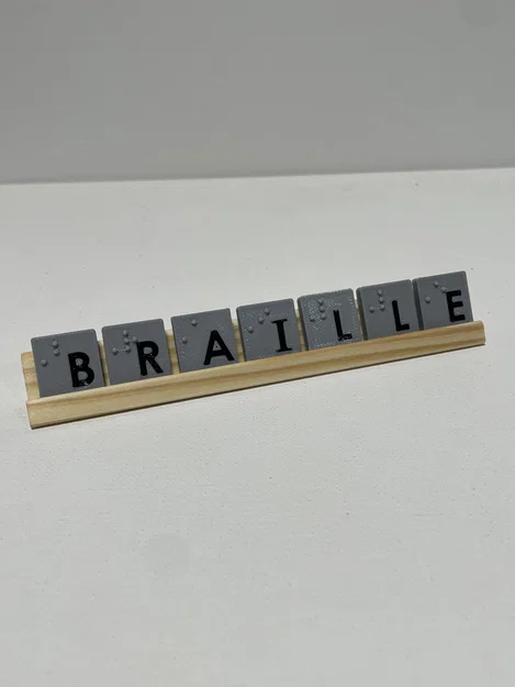 Chữ Braille Viết Hoa A–Z In Nhiều Màu/AMS (Chỉ Chữ In Hoa) - Image 2