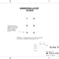 Chữ Braille Viết Hoa A–Z In Nhiều Màu/AMS (Chỉ Chữ In Hoa) - Thumbnail 4