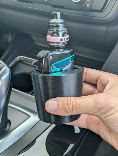 Giá để Geekvape Aegis trong hộc để ly cho xe BMW - Image 3