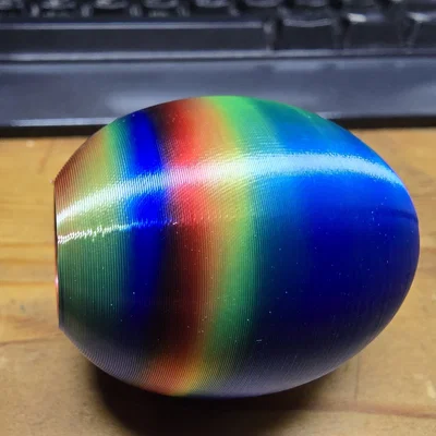 Trứng in 3D có thể nhét đồ vào giữa chừng (pause ở 66%)