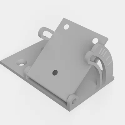 Ngàm gắn camera (Daheng/Allied Vision) lên nhôm định hình 20x20 có vạch góc