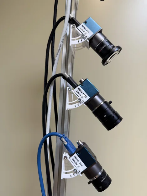 Ngàm gắn camera (Daheng/Allied Vision) lên nhôm định hình 20x20 có vạch góc - Image 3