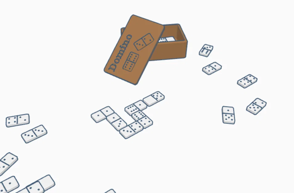 Tự in bộ trò chơi Domino 3D giải trí cùng gia đình tại nhà - Image 1