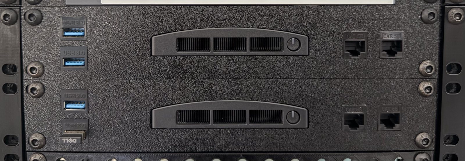 Ngàm gắn rack 10" cho OptiPlex 7090 Ultra – kèm giá đỡ phía sau - Image 1