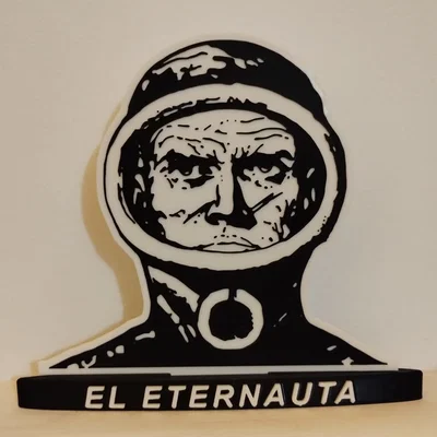 Mô hình trang trí bánh kem El Eternauta (Juan Salvo) in 3D