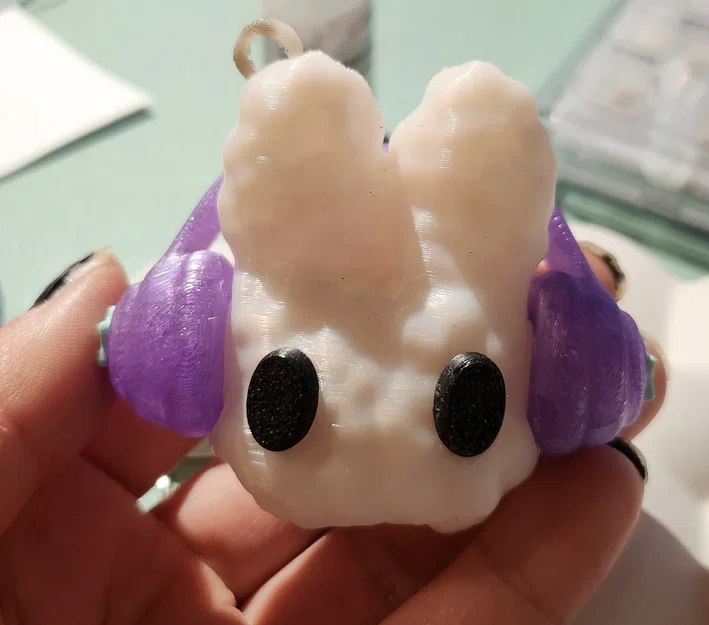 Móc khóa thỏ nghe nhạc Music Bunny - Mô hình in 3D siêu dễ thương - Image 1