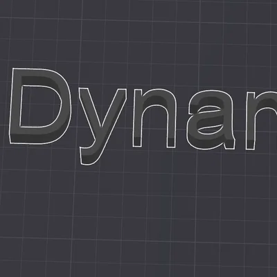 Mô hình 3D logo ÆI Dynamics chuyên nghiệp - File in 3D chất lượng
