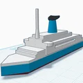 Mô hình 3D tàu biển MS Angelina Lauro chi tiết - Thumbnail 2