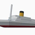 Mô hình tàu khách cổ điển MS Oranje (MS Angelina Lauro) 3D - Thumbnail 1