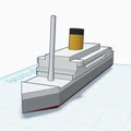Mô hình tàu khách cổ điển MS Oranje (MS Angelina Lauro) 3D - Thumbnail 2