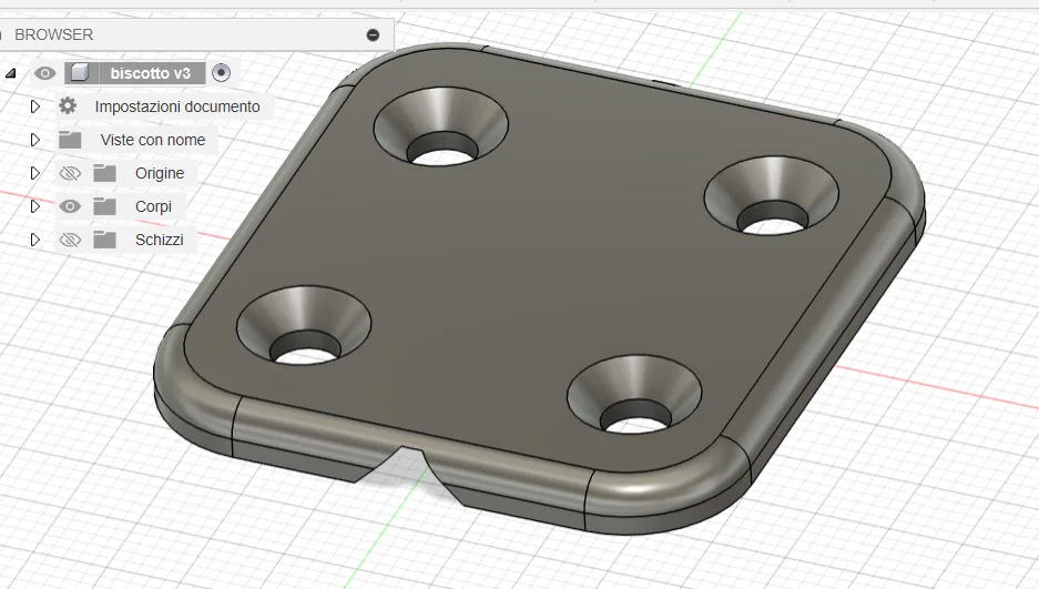 Bản lề phẳng không chốt (Flat No-Pin Hinge) - Image 1