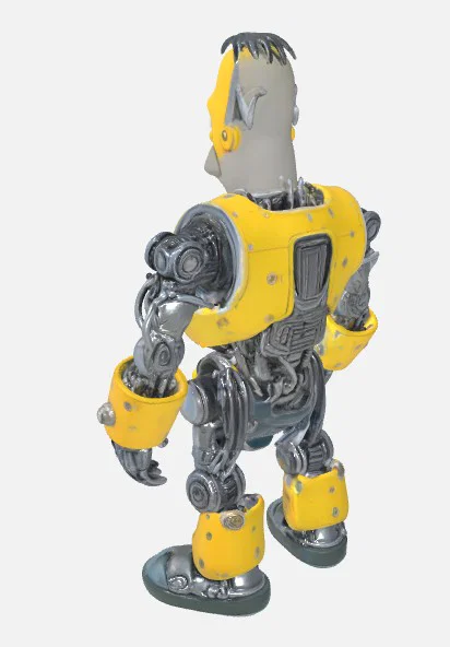 Mô hình Robot Homer Simpson (ROBOT DEMONIO) in 3D cực chất - Image 2