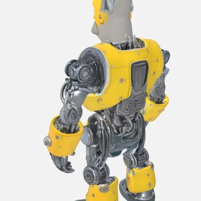 Mô hình Robot Homer Simpson (ROBOT DEMONIO) in 3D cực chất