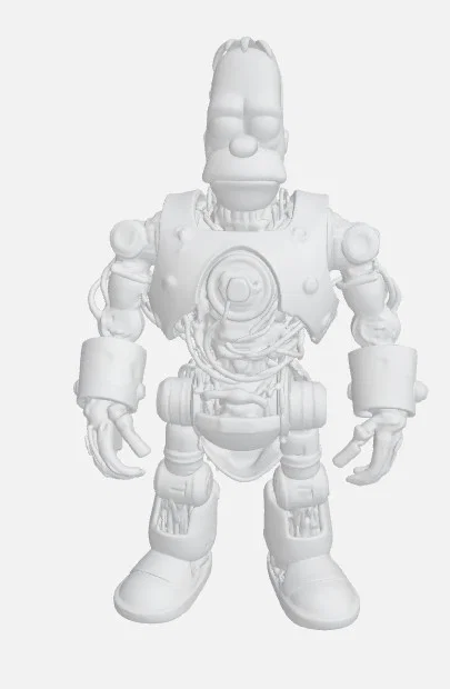 Mô hình Robot Homer Simpson (ROBOT DEMONIO) in 3D cực chất - Image 4
