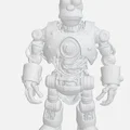 Mô hình Robot Homer Simpson (ROBOT DEMONIO) in 3D cực chất - Thumbnail 4