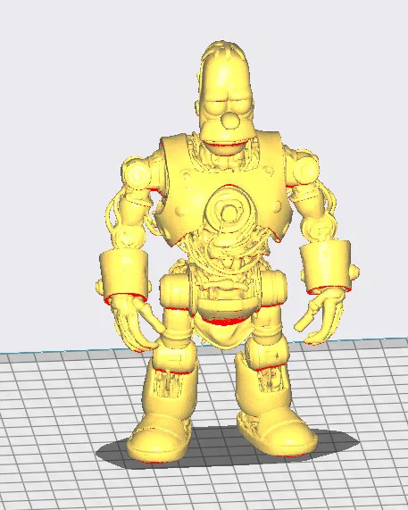 Mô hình Robot Homer Simpson (ROBOT DEMONIO) in 3D cực chất - Image 6