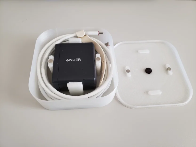 Hộp du lịch nam châm cho Anker 736 Charger & dây sạc - Image 2