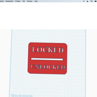 Biển chỉ báo trạng thái khóa Locked/Unlocked thông minh cho gia đình