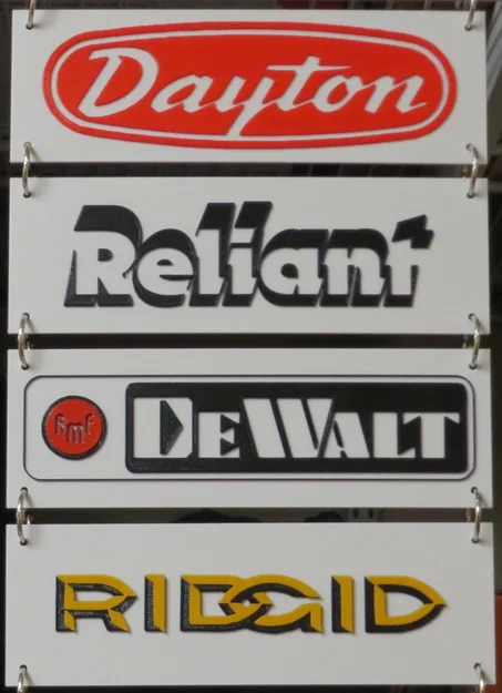 Logo Dụng Cụ Vintage #2 (Dayton, Reliant, DeWalt, Ridgid) - Image 1