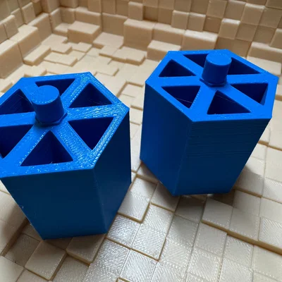 Giá đỡ cuộn Filament cho bảng Skadis (dùng vòng bi 608)