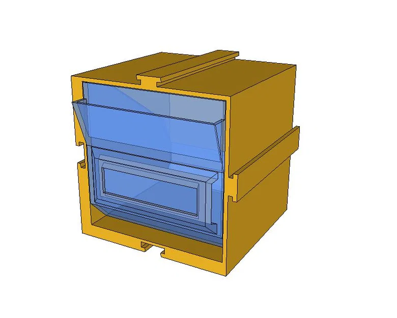 Ngăn chứa linh kiện nhỏ dạng nghiêng xếp chồng (Stackable Tilt-Out Storage Bins) - Image 4