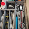 Khay Gridfinity đựng thước kẹp & deburring tool | 2x6, nam châm, chồng được - Thumbnail 5