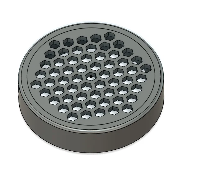 Insert lưới lục giác cho ống thông gió 125mm - Image 1