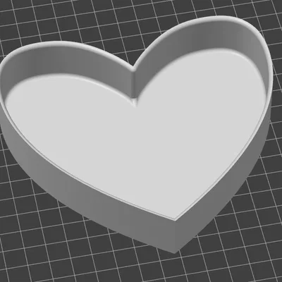 Khay Đựng Đồ Hình Trái Tim (Heart Bowl) - Phụ Kiện In 3D Độc Đáo