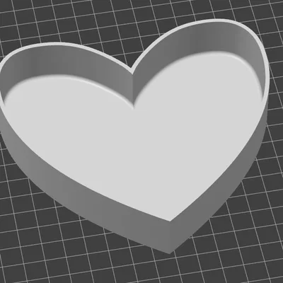 Khay Đựng Đồ Hình Trái Tim (Heart Bowl) - Phụ Kiện In 3D Độc Đáo