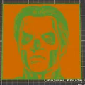 Chân dung Papa III Emeritus (Ghost) phong cách woodcut – 2 màu - Thumbnail 2