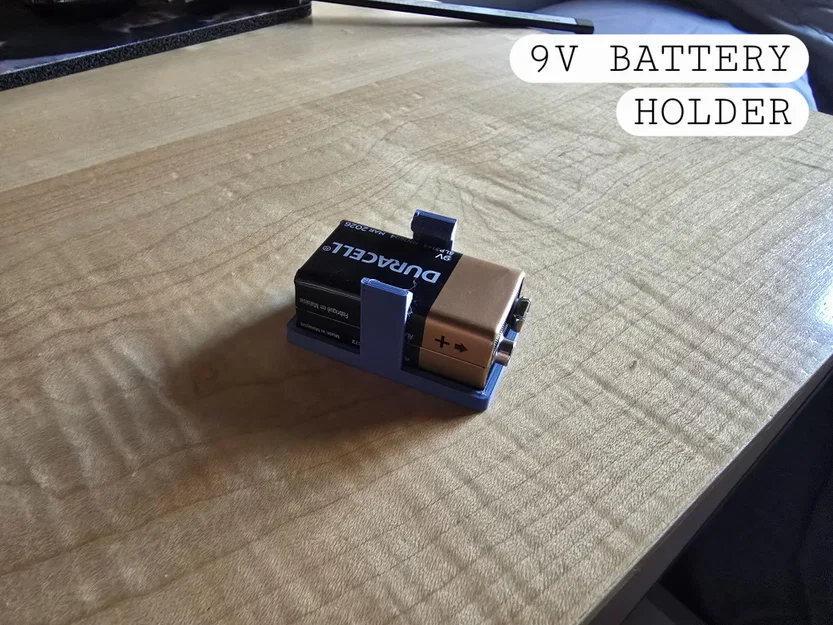 Kẹp/Giá đỡ pin 9V (9V battery holder/clip) - Image 1