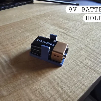 Kẹp/Giá đỡ pin 9V (9V battery holder/clip)