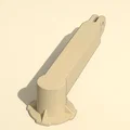 Cánh tay nối dài 10cm cho Quadlock và GoPro (3D Model) - Thumbnail 1