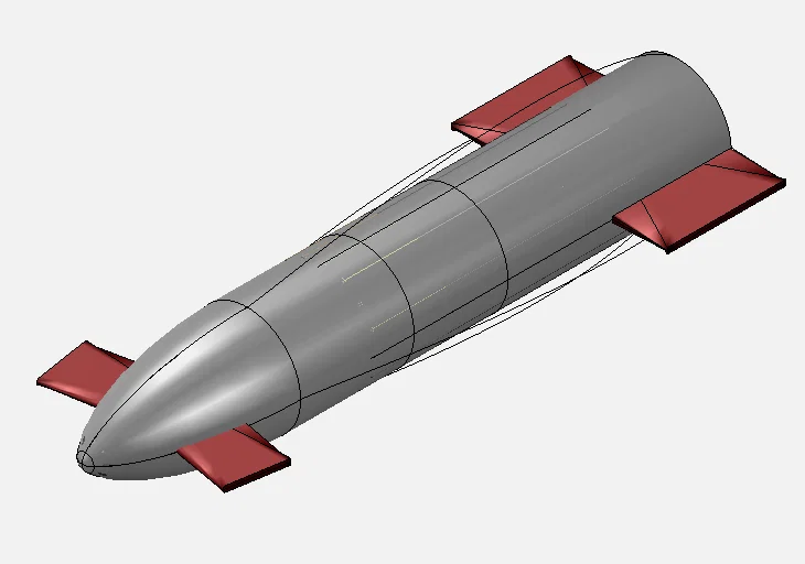 Mô hình tên lửa kỹ thuật 3D (Senior Design 1 Project) - Image 2