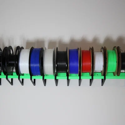 Giá treo filament gắn tường in 3D 100% (Filament Rack fully 3D-printable)