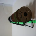 Giá treo filament gắn tường in 3D 100% (Filament Rack fully 3D-printable) - Thumbnail 3