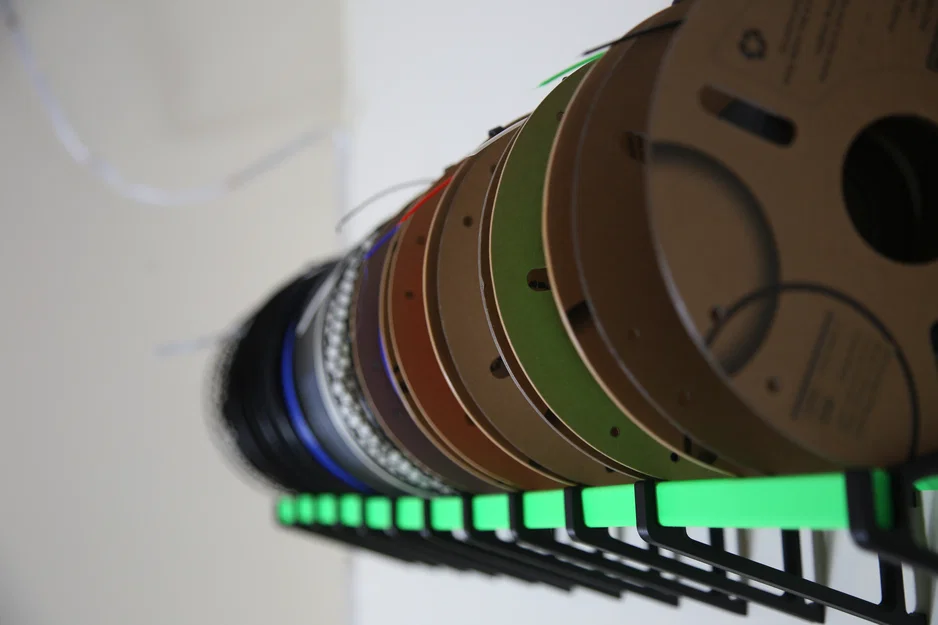 Giá treo filament gắn tường in 3D 100% (Filament Rack fully 3D-printable) - Image 4