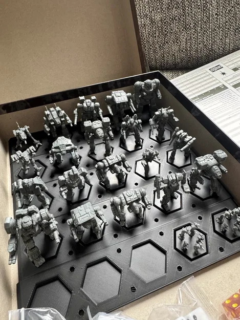 Khay giữ model trong hộp Battletech (Battletech In-Box Model Holder) - Image 1
